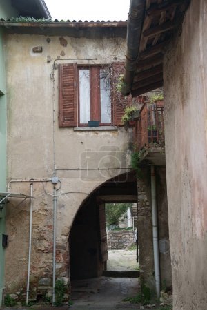 Monte di Rovagnate, old village in the Park of Curone and Montevecchia, in Brianza, Lecco province, Lombardy, Italy
