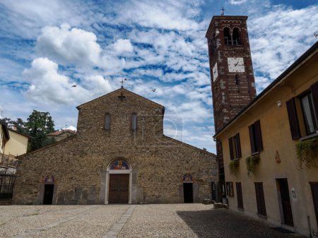 Medieval church of SS. Pietro e Paolo at Agliate, Monza Brianza province, Lombardy, Italy