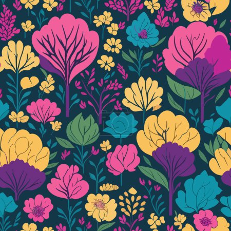 Illustration for Seamless patterns repeating patterns design - Royalty Free Image