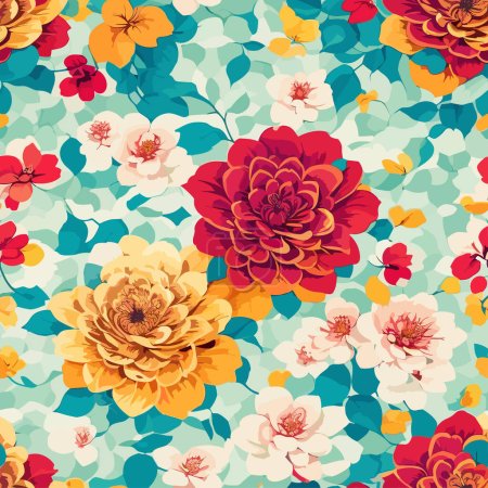 Illustration for Seamless patterns repeating patterns design - Royalty Free Image