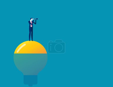 Illustration for Business of innovation invention and creativity. Business vector illustration concep - Royalty Free Image