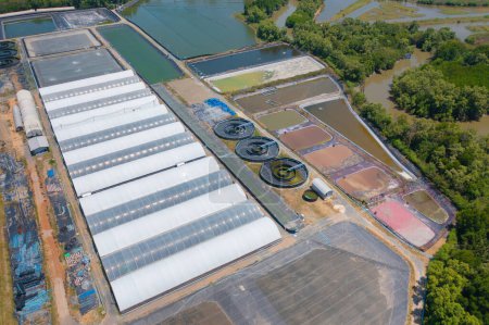 Téléchargez les photos : Vue aérienne du dessus de l'usine provinciale métropolitaine de l'industrie de l'eau dans la ville urbaine. Services d'eau. - en image libre de droit