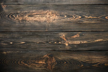 Photo for Dark brown wood texture background - Royalty Free Image