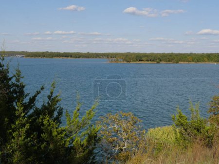 Photo for Scenic view of Lake Murray on a beautiful day. - Royalty Free Image