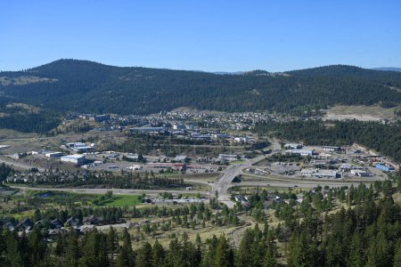 Foto de Kamloops, BC, Canadá - 16 de julio de 2023: Ciudad de Kamloops en Columbia Británica. - Imagen libre de derechos
