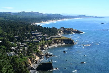 Photo for Oregon Coast is a coastal region of the state of Oregon, USA. - Royalty Free Image