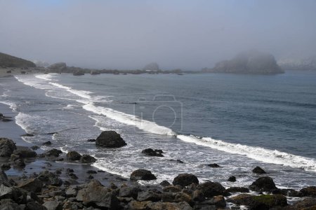 Téléchargez les photos : La côte californienne, également connue sous le nom de côte californienne et de côte dorée. Régions côtières de l'État de Calif - en image libre de droit