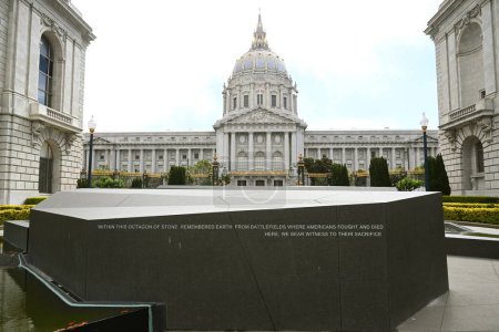 Photo for San Francisco, CA, USA - July 26, 2023: San Francisco Veterans Memorial. - Royalty Free Image