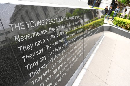 Photo for San Francisco, CA, USA - July 26, 2023: San Francisco Veterans Memorial. - Royalty Free Image
