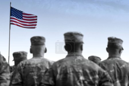 Téléchargez les photos : Journée des anciens combattants. Des soldats américains. L'armée américaine. Militaire des USA. Jour commémoratif. - en image libre de droit