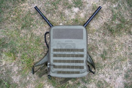 Anti-drone backpack. WB, radio-electronic warfare. Portable anti-drone systems