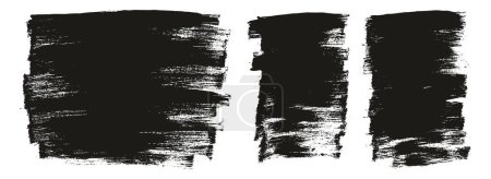 Ilustración de Pincel de pintura plana Delgado fondo largo y corto Mezcla Alto detalle Vector abstracto fondo conjunto de mezcla - Imagen libre de derechos
