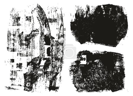 Conjunto de mezcla de fondo de papel rasgado y rasgado Grunge Punk Style Alto detalle Vector abstracto fondo mezcla 