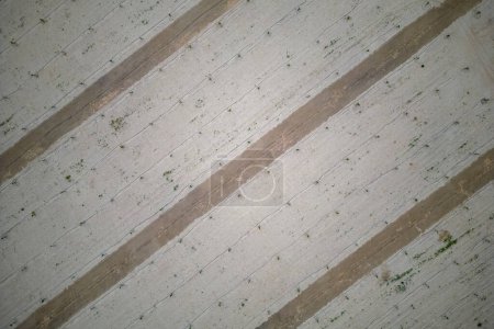 Photo for Aerial view of fields in Bakersfield, California. - Royalty Free Image
