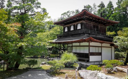 Photo for Ginkaku-ji also known as Temple of the Silver Pavilion in Kyoto, Japan. - Royalty Free Image
