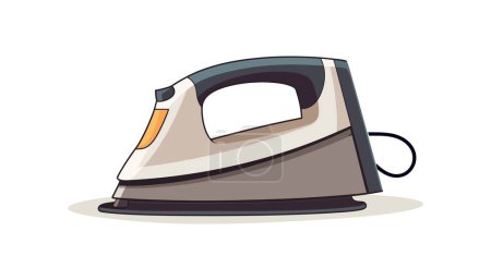 Illustration for House electric iron icon. Flat icons of electric iron isolated. Vector illustration - Royalty Free Image