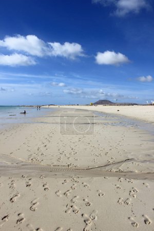 Foto de Playa de Corralejo en Fuerteventura. Islas Canarias, España - Imagen libre de derechos