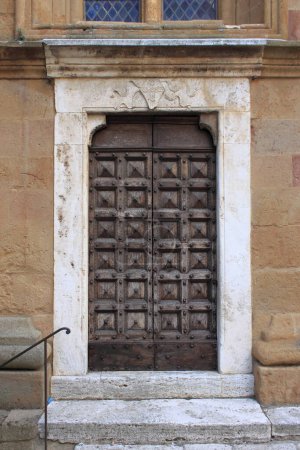 Photo for Renaissance and inlayed front door - Royalty Free Image
