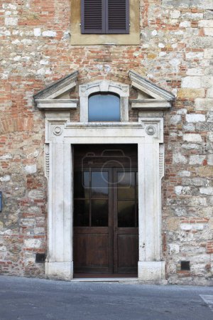 Photo for Renaissance and inlayed front door - Royalty Free Image