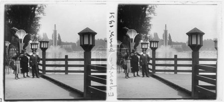 Antique photograph of the 1931 paris international exposition