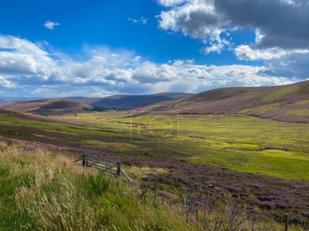 Téléchargez les photos : Paysage dans les Highlands écossais, Écosse. Il est situé dans le col Cairnwell sur la route A93 entre Blairgowrie et Braemar - en image libre de droit