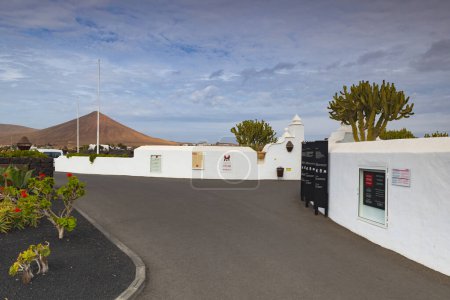 Téléchargez les photos : Tahiche, Lanzarote - 12 février 2024 : La Fondation Cesar Manrique est située dans la maison unique et spectaculaire conçue par Cesar Manrique - en image libre de droit