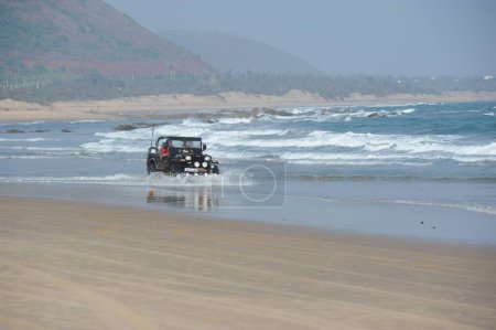 Photo for Jeep in the Beach - Royalty Free Image