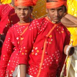 Children dancers in a getup Hyderabad India 16th Feb 2024