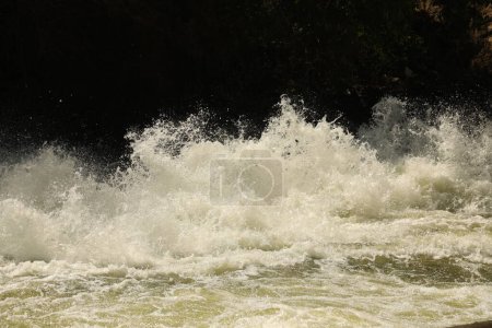 Water Slashes at Dam