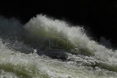 Water Slashes at Dam