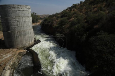 Water Dam Rajamundry Andhra Pradesh Indien