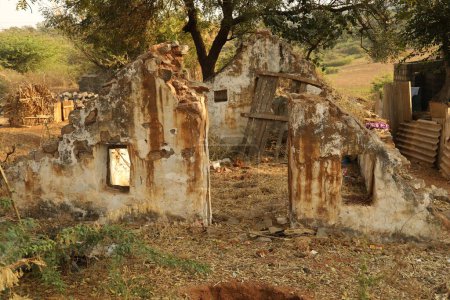 Verlassenes Dorfhaus Indien