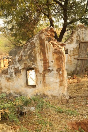 Verlassenes Dorfhaus Indien
