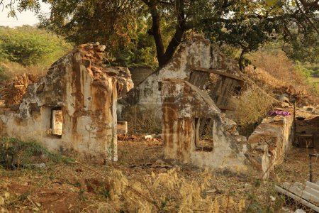 Photo for Abandoned Village House India - Royalty Free Image