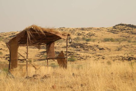 Hütte in einem ländlichen Gebiet in Fields Indien