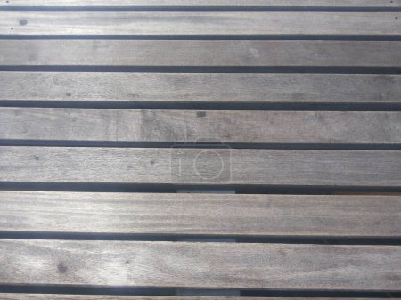 Wooden Floor on Bridge at Rural area