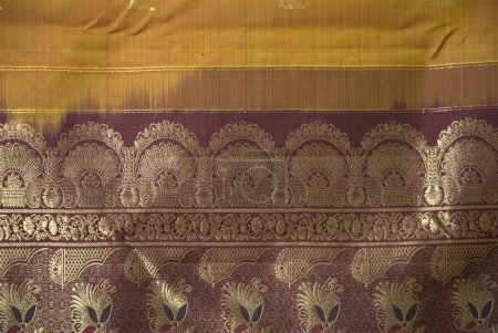 Textura Saree de seda india