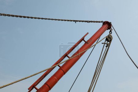 Pulleys Of A Fishing Boat Or Vessels
