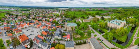 Photo for Rydzyna - view from a drone - Royalty Free Image