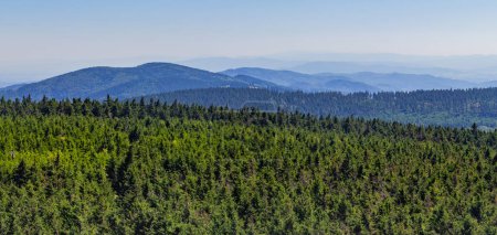 Photo for Panoramic view of Owl Mountains (Sowie Mountains) in poland - Royalty Free Image