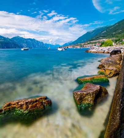 Lago di Garda and Alps around it - Italy