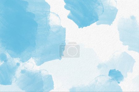 Foto de Menta y azul abstracto acuarela textura fondo. - Imagen libre de derechos