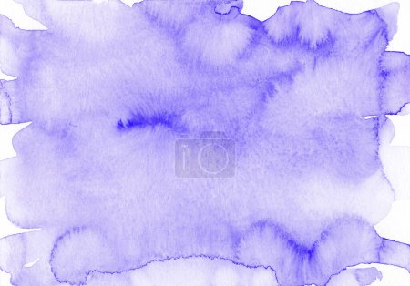 Téléchargez les photos : Violet Aquarelle éclaboussure sur fond blanc - en image libre de droit