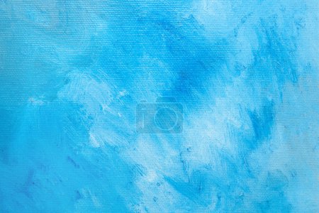 Foto de Fondo pintado al óleo abstracto azul, textura de pincel con espacio de copia para el diseño - Imagen libre de derechos