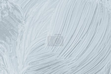 Foto de Pinceladas blancas y grises sobre papel. Cuadro de fondo abstracto. - Imagen libre de derechos