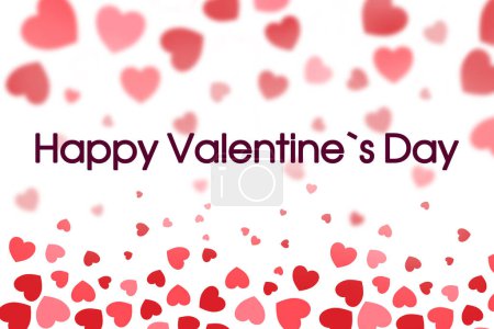 Téléchargez les photos : Bonne bannière Saint-Valentin. Fond rose vacances design. - en image libre de droit