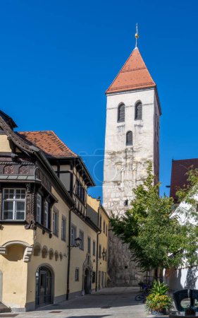 Foto de Torre histórica en la ciudad de Ratisbona (Baviera, Alemania) - Imagen libre de derechos