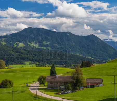 Téléchargez les photos : Mont Gruenten dans les Alpes bavaroises de l'Allgaeu - en image libre de droit