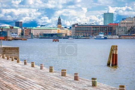 Foto de Ciudad de Gotemburgo vista frente al mar, Vastra Gotaland Condado de Suecia - Imagen libre de derechos