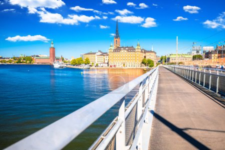Foto de Ciudad de Estocolmo vista de monumentos históricos, capital de Suecia - Imagen libre de derechos